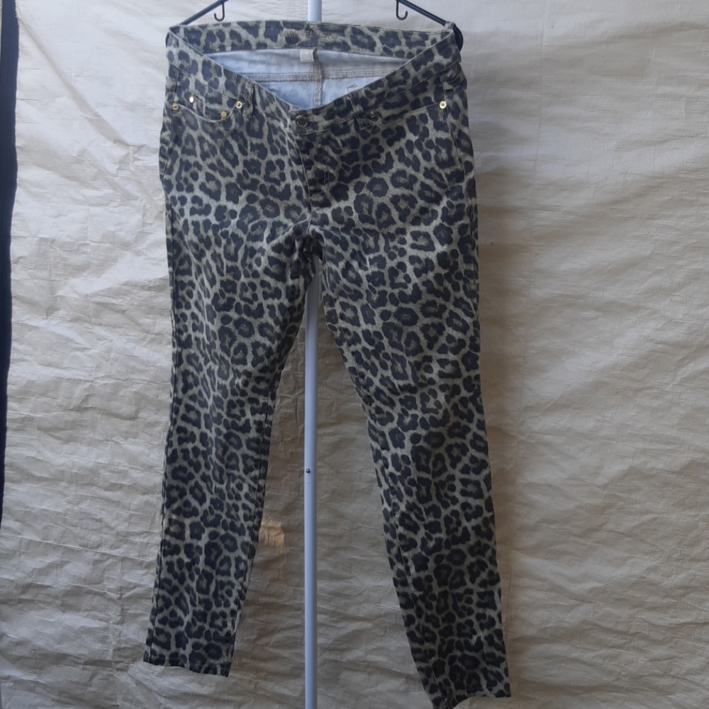 Michael kors lepord print Jean's sz10 womans - Picture 8 of 9